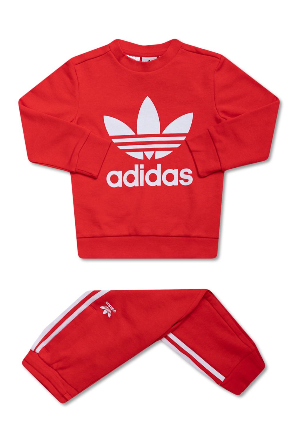 Red adidas best sale tracksuit for toddlers